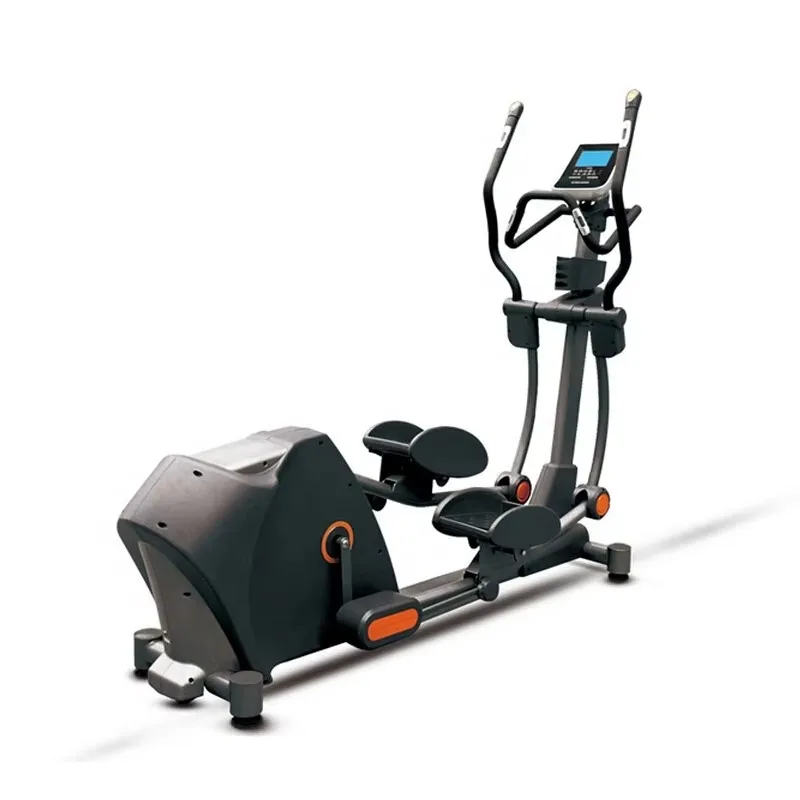 Steel Frame Commercial Elliptical Cross Trainer LCD Display Space Saving Home Gym Workout Machine