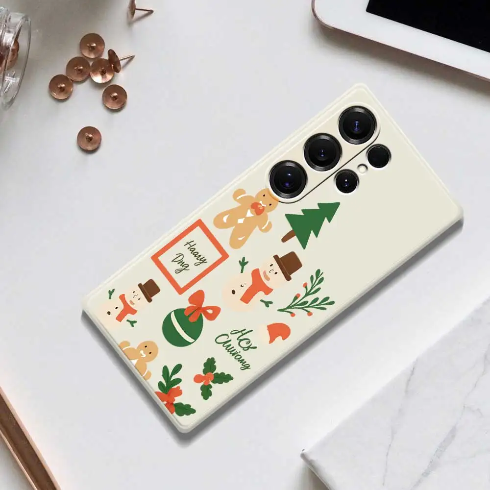 Christmas-style Phone Case For Samsung Galaxy S25 S24 S23 S22