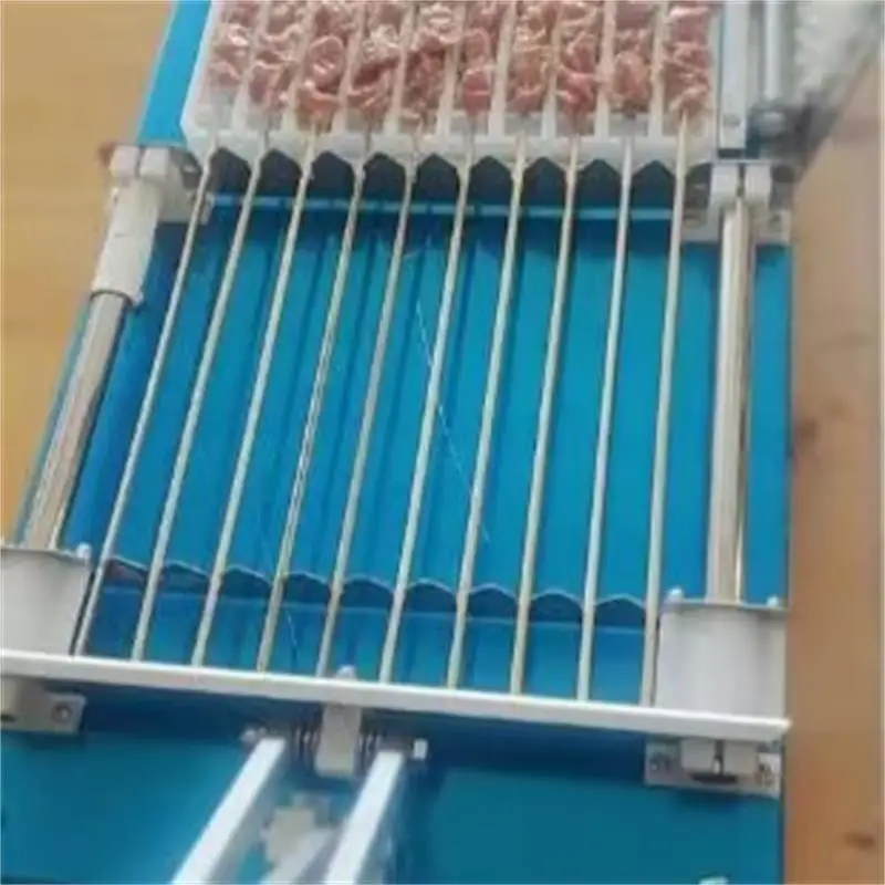 

Stainless Steel BBQ Meat Skewer Machine Barbecue Kebab Cube Skewing Box Maker for Satay Mutton
