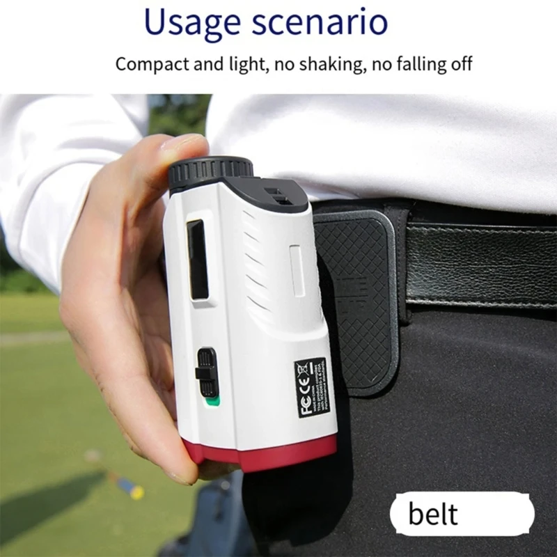 Portable Golf Rangefinder Belt Clip Lightweight Metal Landing Clip Holder Golf Accessories Easy Installation