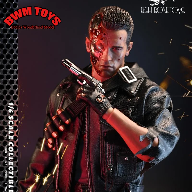 

In Stock FISH BONETOYS FB-Z006 1/6 Scale Collectible Guardian T800 Anord 12“ Full Set Action Figure Model Toys for Hobby Gifts