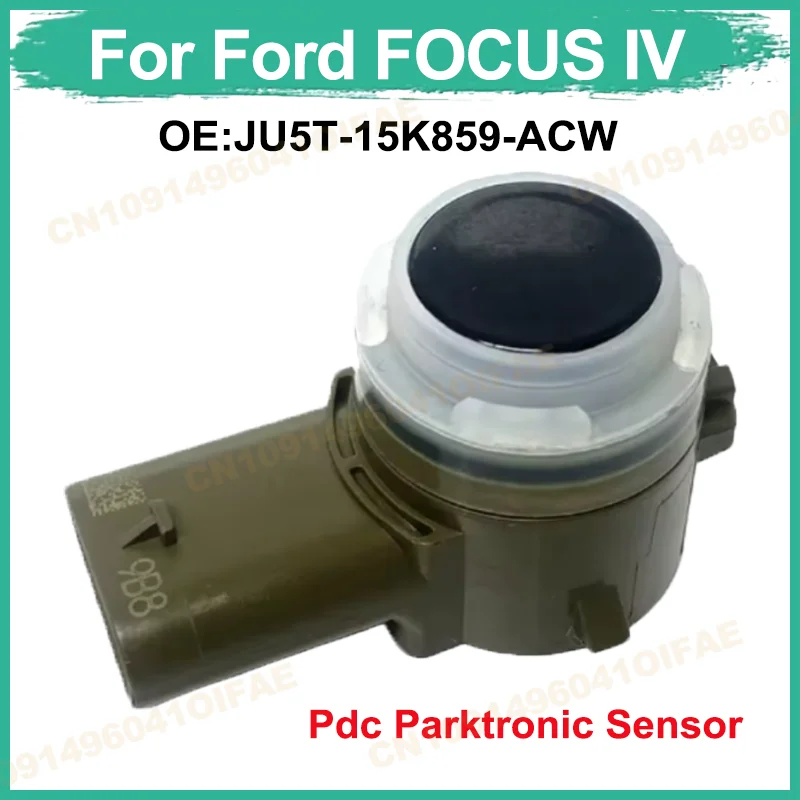 

Оригинальный датчик парктроника JU5T-15K859-ACW для Ford FOCUS IV Escape Kuga Explorer JU5T-15K859-BC JU5Z-15K859-APTM, цвет черный