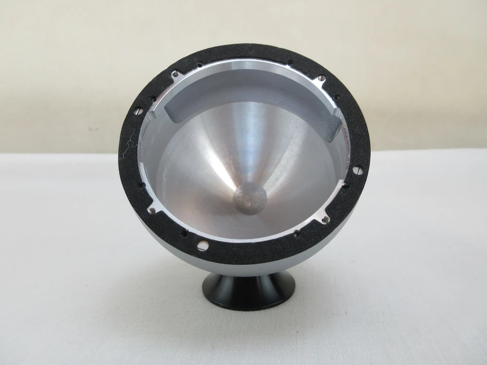 Suitable for Car Audio Modification 3.5-inch Aluminum Midrange Speaker Base Installation 1 Pair of Silver Midrange Bracket