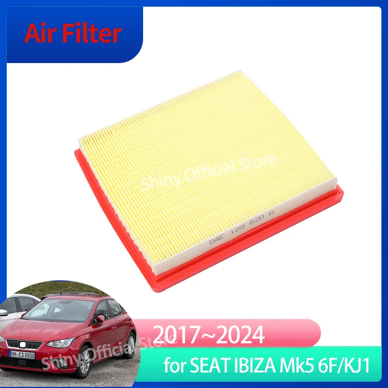 Filtro de aire para SEAT IBIZA Mk5 6F KJ1 2017 2018 2019 2020 2021 2022 2023 2024 04E 129620 Un auto gadgets herramientas accesorios de piezas de automóvil