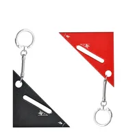2pcs Aluminum Alloy Triangle Ruler For Woodworking Tools 45/90 Degree  Measurement Ruler Mini Triangle Rule Replacement Parts