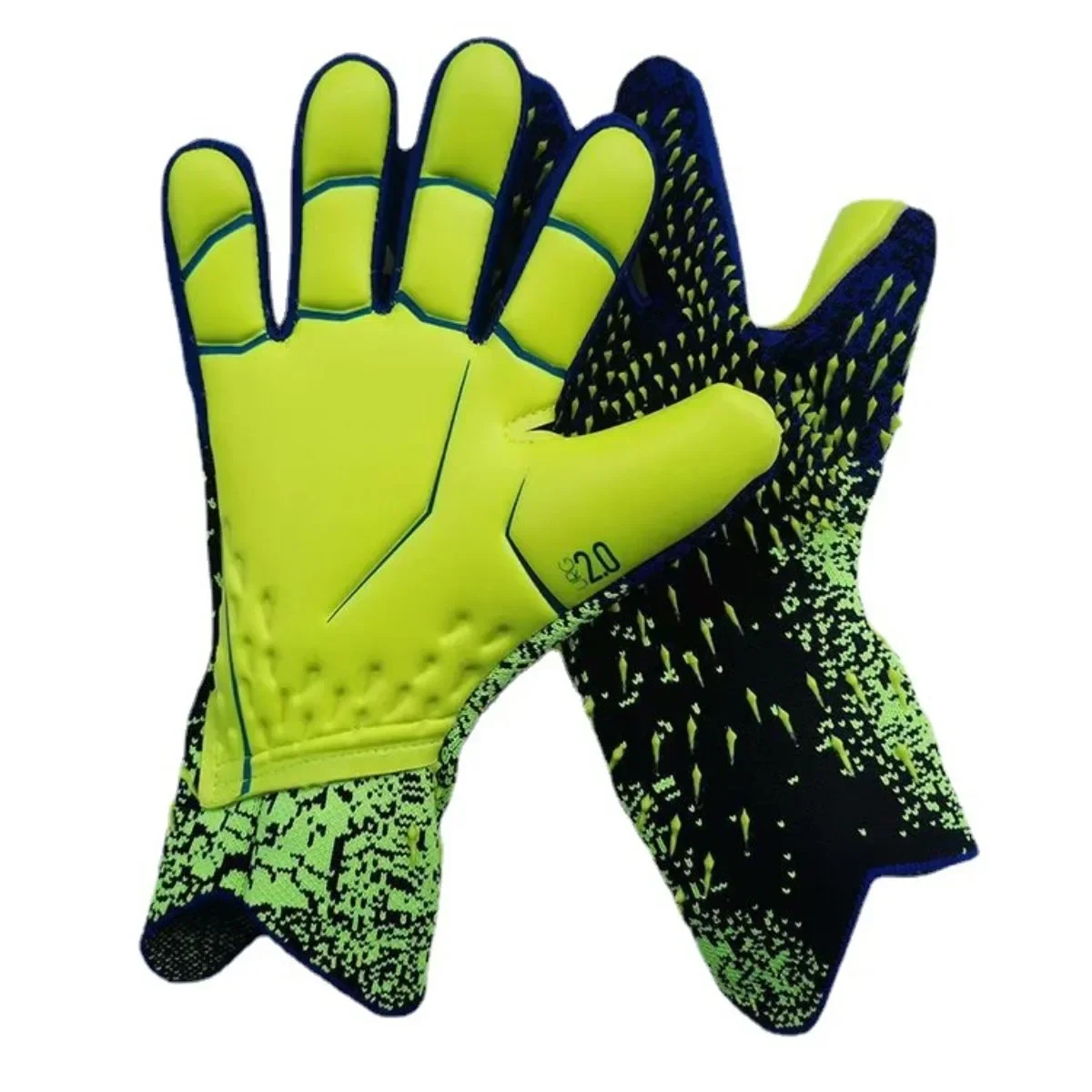 Guantes de portero de fútbol para niños, guantes de fútbol de látex, resistentes al desgaste, gruesos, equipo profesional para deportes al aire libre