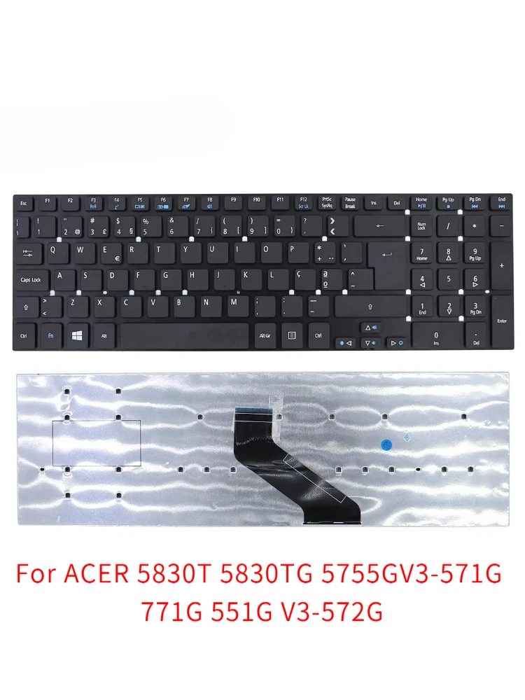 

New Ru Laptop Keyboard for ACER 5830T 5830TG 5755GV3-571G 771G 551G V3-572G