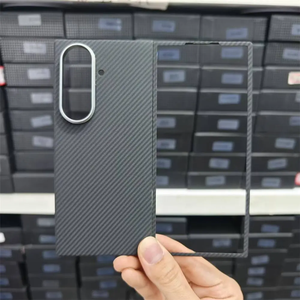 

Magnetic Aramid Carbon Fiber Case For For Samsung Galaxy Z Fold7 Shockproof Hard Cover