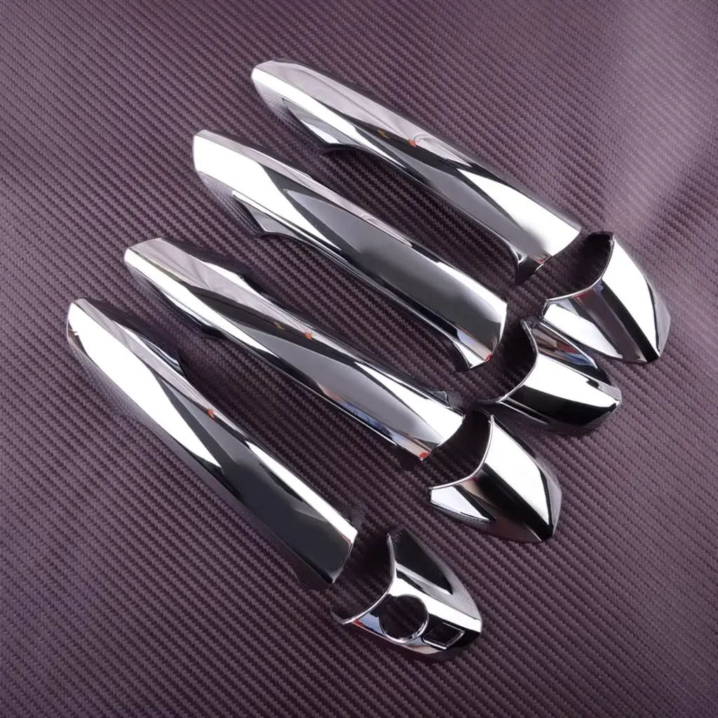 

LHD Silver Chrome Exterior Door Handle Cover Trim Cap Kit Fit for Mercedes Benz B C E GLK ML CLA W246 W204 W212 X204 W166 W117