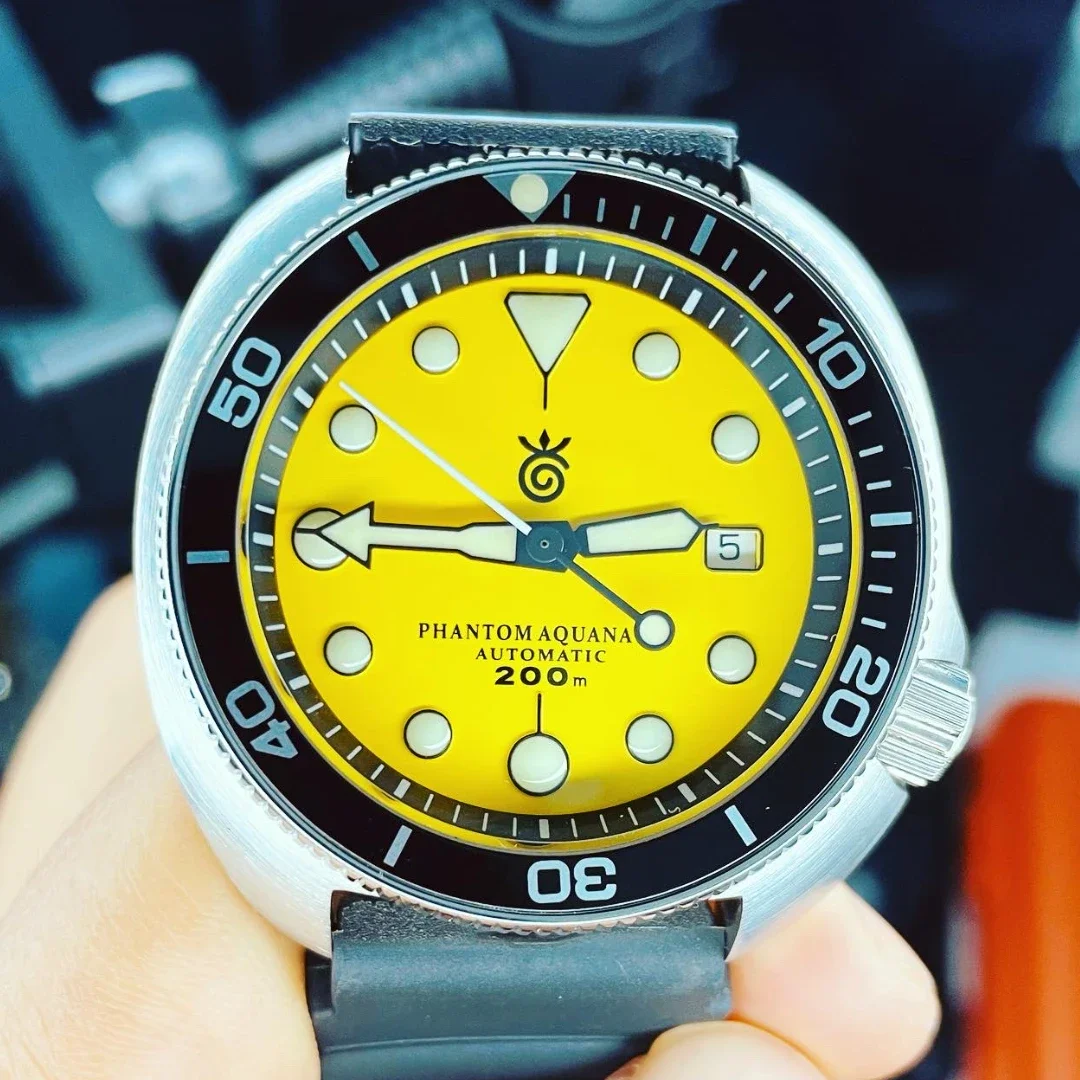 

Diving Watch 200M Waterproof Retro Ghost Classic Abalone Diving Watch ST2130 Automatic Mechanical Movement Men's Watch Skx007mod