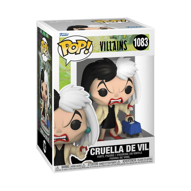 

Genuine Funko Pop! Disney Villains 101 Dalmatians Cruella De Vil Collectible Figure Decorative Figurine for Boys Girls Kids Gift