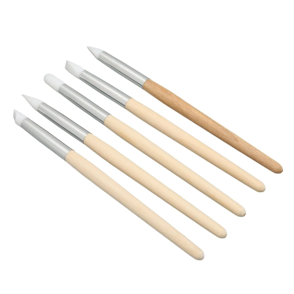 Ferramenta profissional de limpeza de mostrador de relógio, material de silicone, ponta de borracha, ferramenta de reparo de relógio, conjunto de caneta pincel de arranhões, limpeza de joias