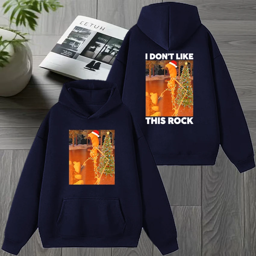 2025 ماركوس الدودة لا أحب هذا روك عيد الميلاد طباعة البلوز الرجال النساء harajuku مضحك هوديي للجنسين بلوزة من الصوف