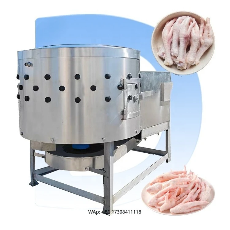 

Steel chicken puller for poultry for feather removal in slaughterhouses