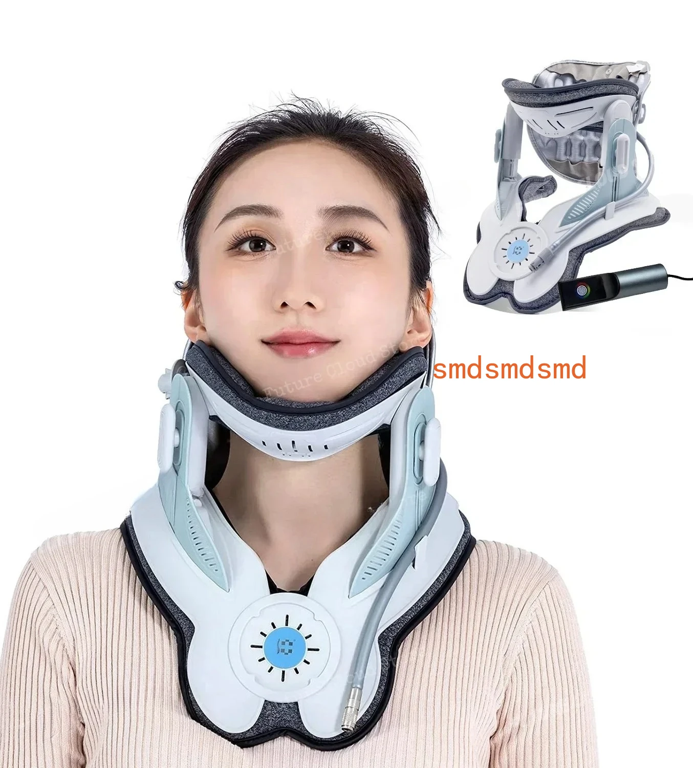 Cervical traction aligner to prevent neck tilt forward, neck brace neck cover physiotherapy instrument