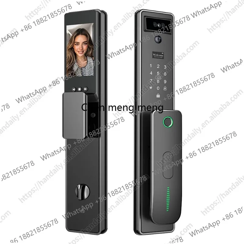 

Fully Automatic Electric Smart Lock With Camera Electronic Password Fingerprint Unlock 3D Face Digital Lock