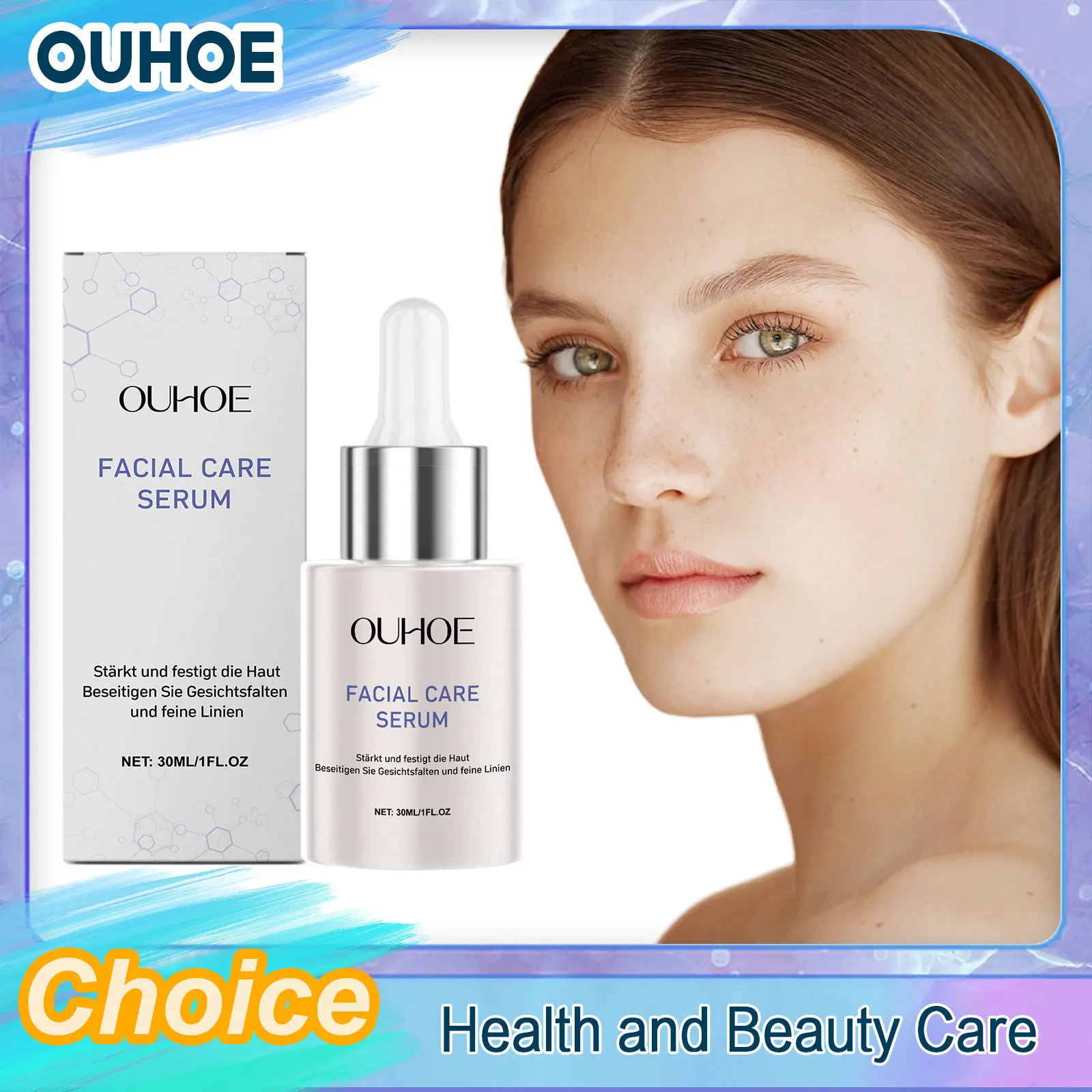 

Сыворотка для удаления морщин, подтягивающая кожу, разглаживающая мелкие линии, уменьшающая темные пятна и пигментацию, сужающая поры, антивозрастная, укрепляющая эссенция для лица