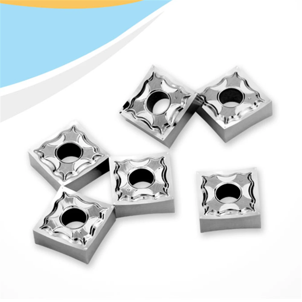 KAVTE SNMG120404-HA SNMG120408-HA WF01*10pcs Turning inserts,blades for Aluminum,Cut tip for MSSNR/MSKNR/MSDNN toolholder