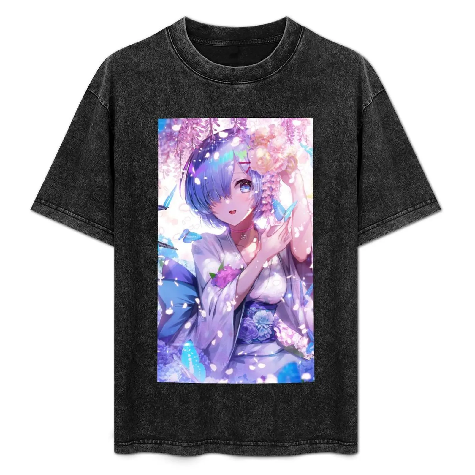 

Re Zero REM T-Shirt blacks quick-drying shirts graphic tees T-shirts man mens clothes