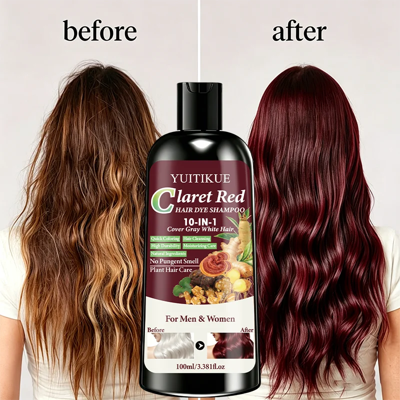 YUITIKUE 10 in 1 Sampo Pewarna - Hair Spray Color ulasan dan harga