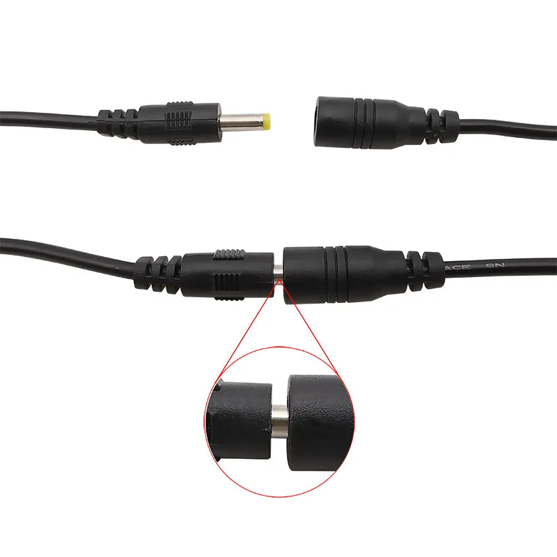 DC Extension Cable 4.0x1.7mm DC Power Male Plug / Female Jack Socket Wire Cord Adapter Connector for CCTV Camera LED Strip Light