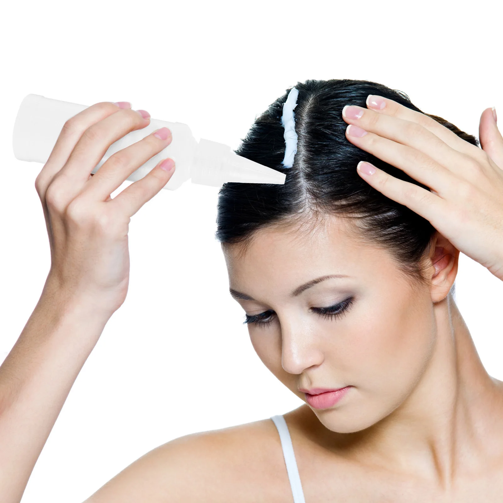

25pcs Squeeze Bottles Hair Dye Applicator Refillable Leak Proof White Coloring Crafts Shampoos Conditioners Body
