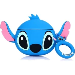 Voor Airpods 1 2 3 4 Pro Pro 2 Case Cartoon Lange Oren Stitch Siliconen Oortelefoon Case Accessoires Cover