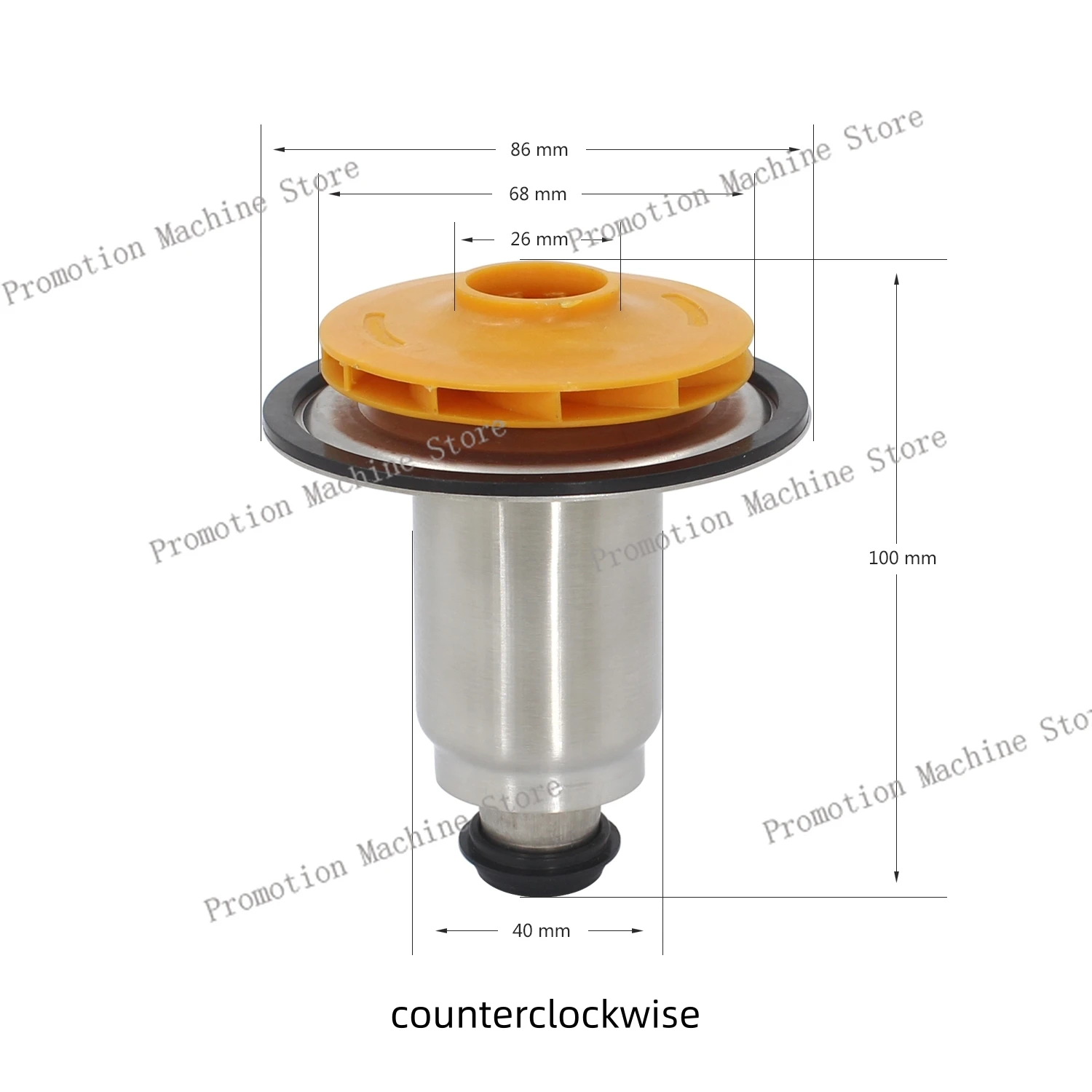 

Gas Boiler Spare Part Water Circulation Pump Motor Rotor Water Leaves for pump Apply to Power 63W~83W