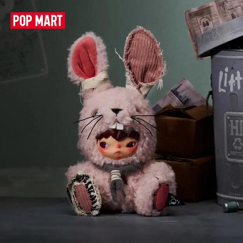 

POP MART Hirono Little Hare Plush Doll Pendant Series Mystery Box Genuine Blind Box Guess Toys Bag Ornament Figurines Home Decor
