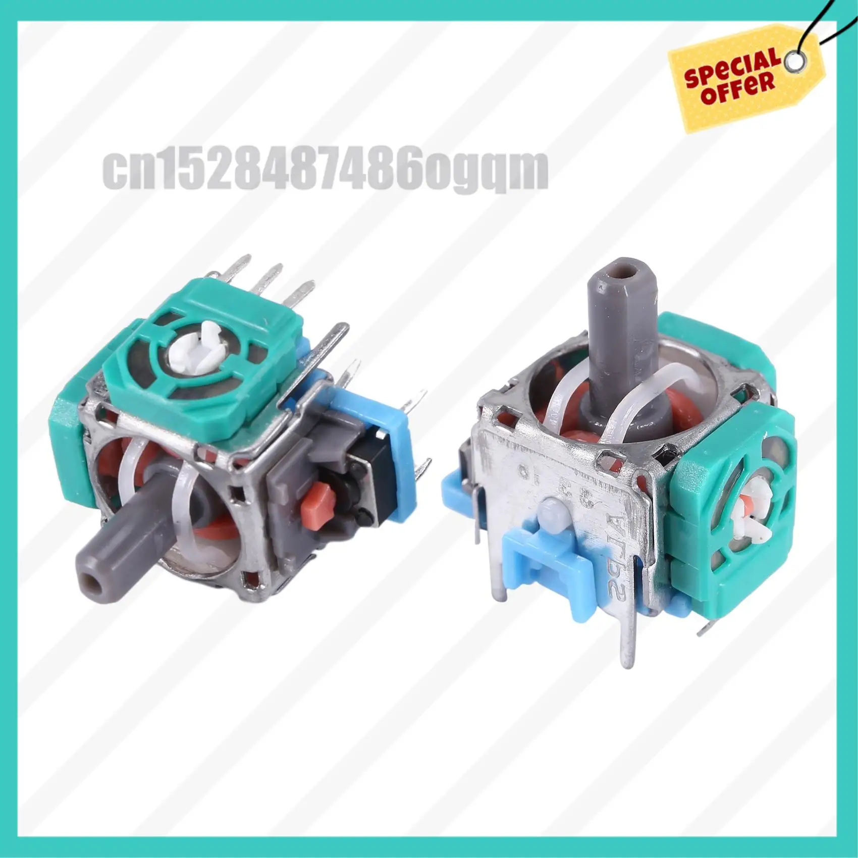 -ABJZ 2 قطعة/الوحدة عصا التحكم اليمنى/اليسار ثلاثية الأبعاد التناظرية عصا الاستشعار ل بلاي ستيشن 4 PS4 تحكم Dualshock 4 إصلاح جزء