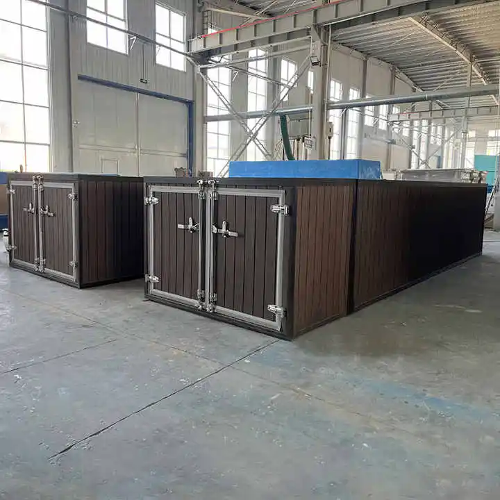Newest Design Above Ground 20 Foot Shipping Sea Container Swimming Pool Spa Micro Homes Container Pool with Glass Wall