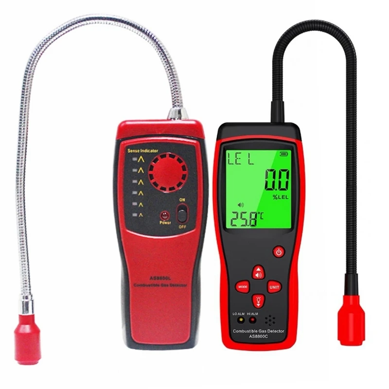 Digital Display Combustible Gas Detector Probe Size 275mm High Sensitivity Portable For Home Accurate Safety Monitoring 601F