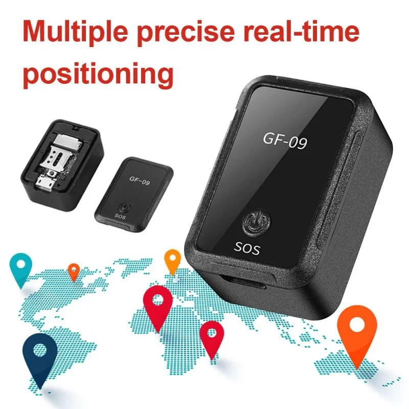 Mini GF09 Locator GPS Tracker Security Protection Anti-Theft Portable Tracker Precision Locator Anti-Lost Record Tracking Device