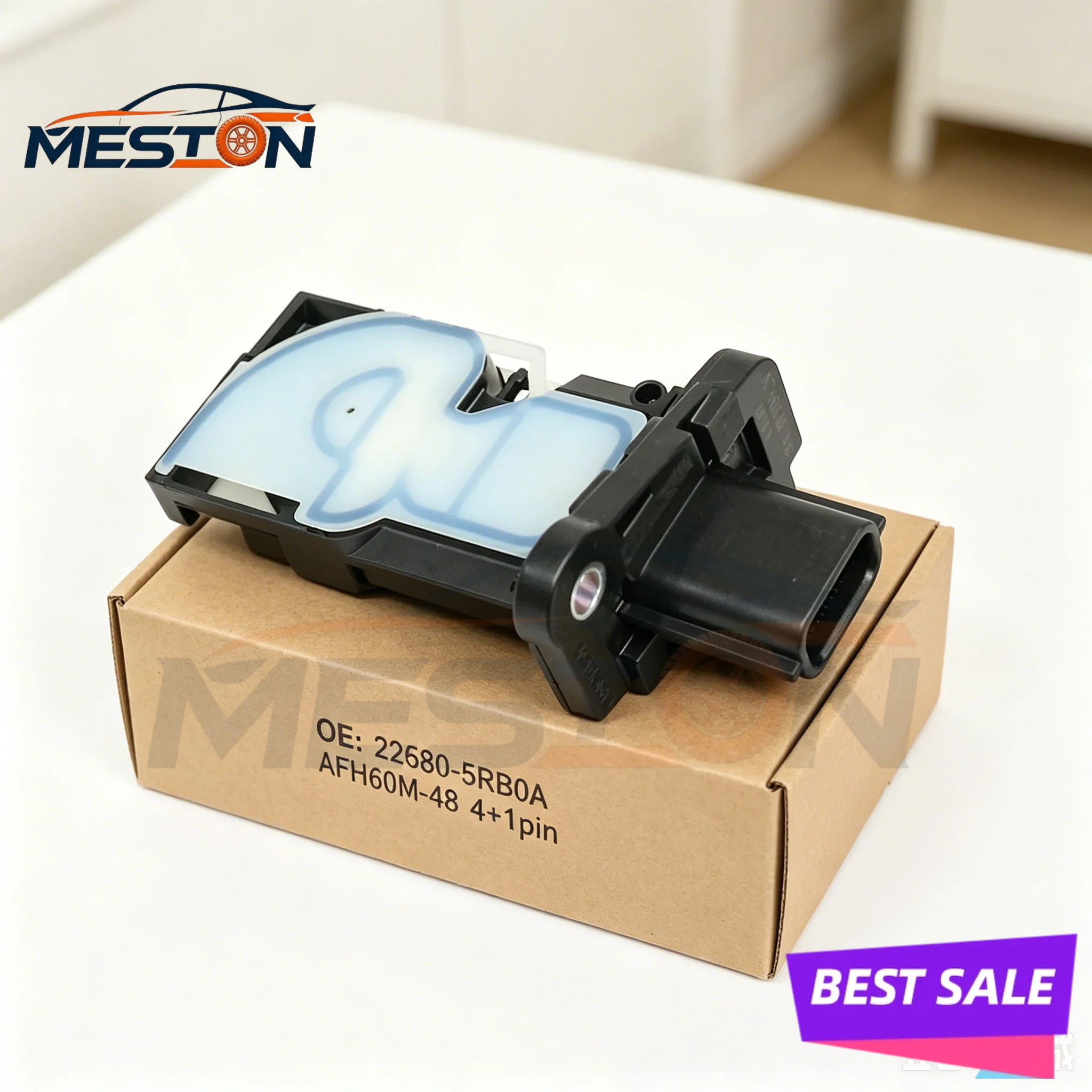 

OEM 22680-5RB0A AFH60M-48 Mass Air Flow MAF Sensor for Infiniti QX60 Nissan Sentra Kicks Juke