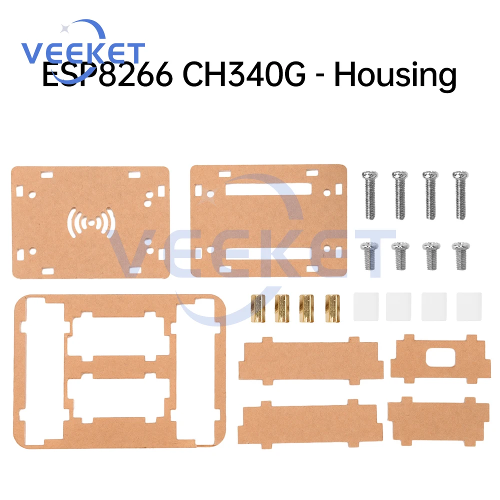 NodeMcu Lua ESP8266 2102 340G ESP-32 Iot Development Board Transparent Acrylic Protective Shell