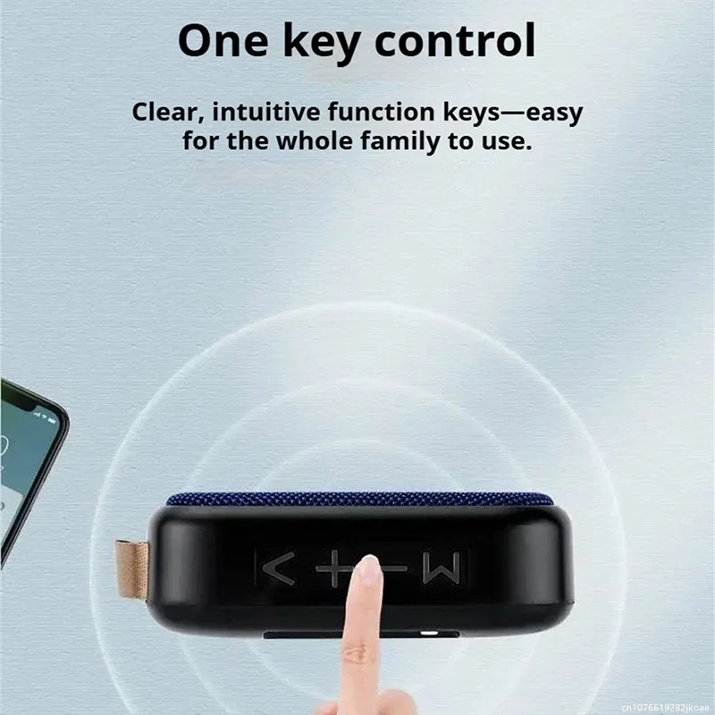 GM2 مكبرات صوت بخاصية البلوتوث داخلي لاسلكي محمول مكبر صوت HiFi ستيريو صوت مضخم صوت مشغل موسيقى للحفلات يدعم بطاقة USB TF