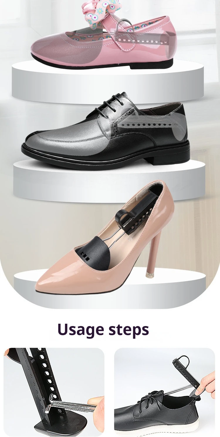 Anti-Falten-Schuhspanner, skalierbar, verstellbar, aus Kunststoff, formgebende Schuhstrecker für Anti-Deformations-Innenstütze, Unisex – Detail 6