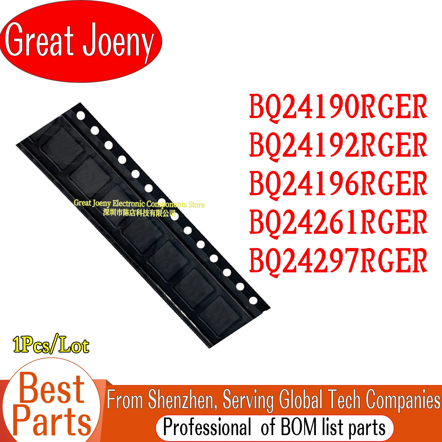 

BQ24190 BQ24192 BQ24196 BQ24261 BQ24297 BQ24190RGER BQ24192RGER BQ24196RGER BQ24261RGER BQ24297RGER IC Chipset