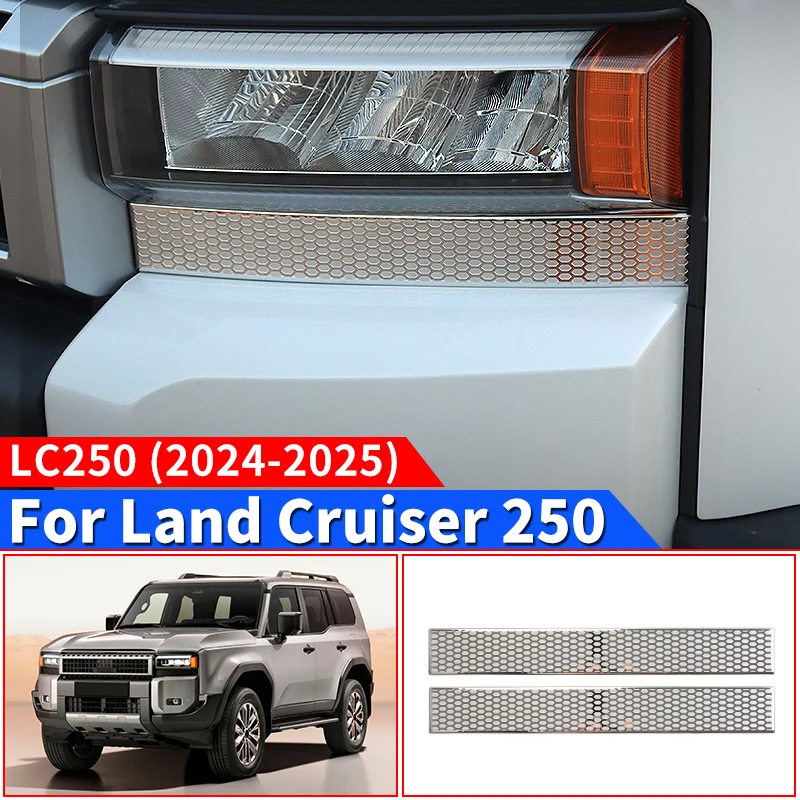 For Toyota Land Cruiser 250 2024 2025 Prado LC250 1958 First Edition FJ250 Headlight Below Decorative Strip,Upgraded Accessories