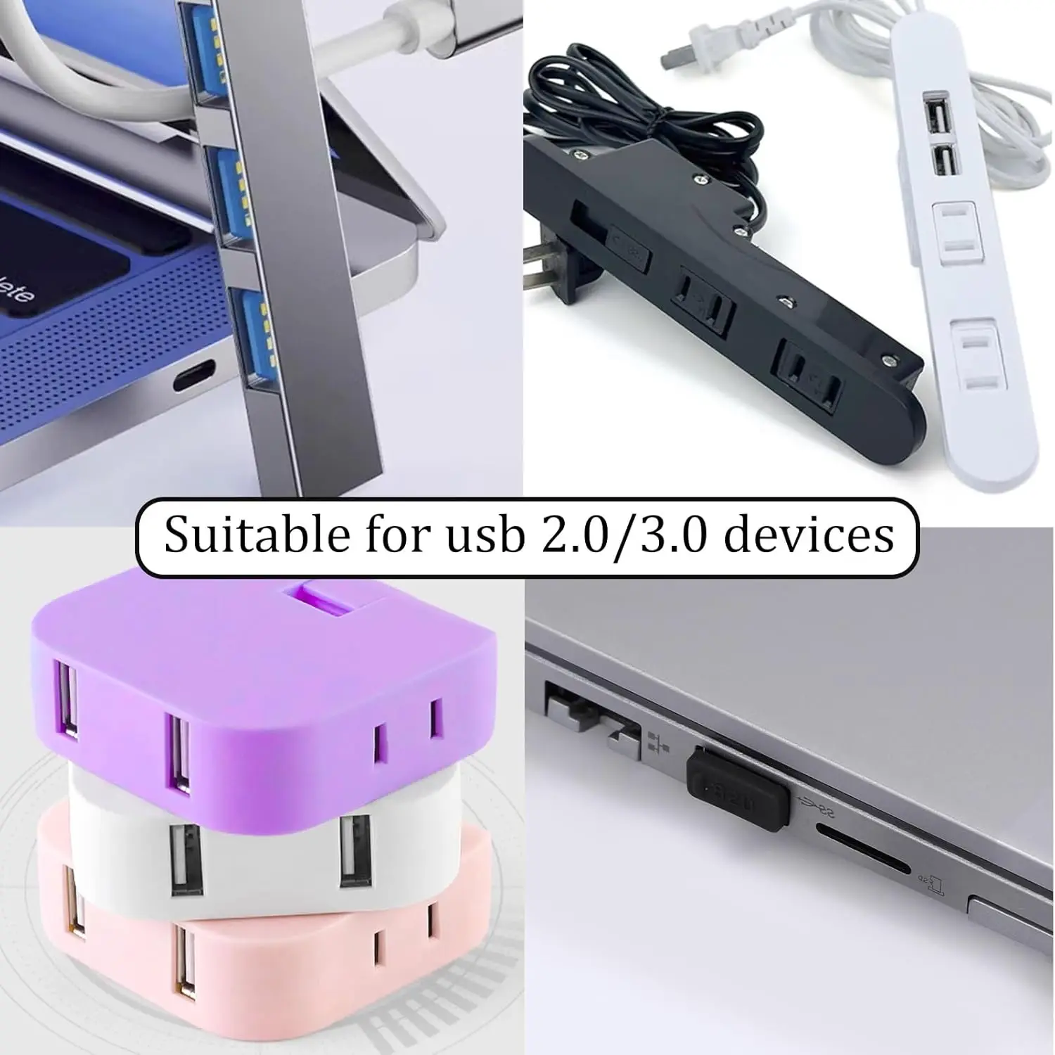 Dust Plug for USB -A Charger Port Cover Cap Female Jack Universal Silicone Dustproof USB-A Ports Protector PC Notebook Laptop view 4