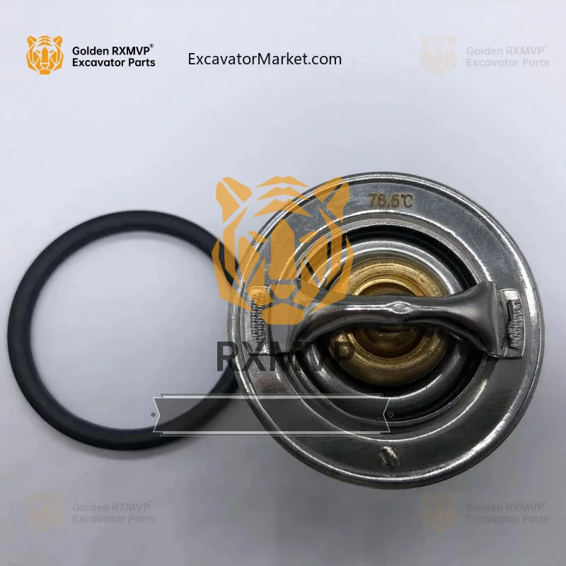 

For Kubota V3600 V3300 V3800 Engine Thermostat Thermostat 76.5 Degrees 1C011-73010 Excavator accessories