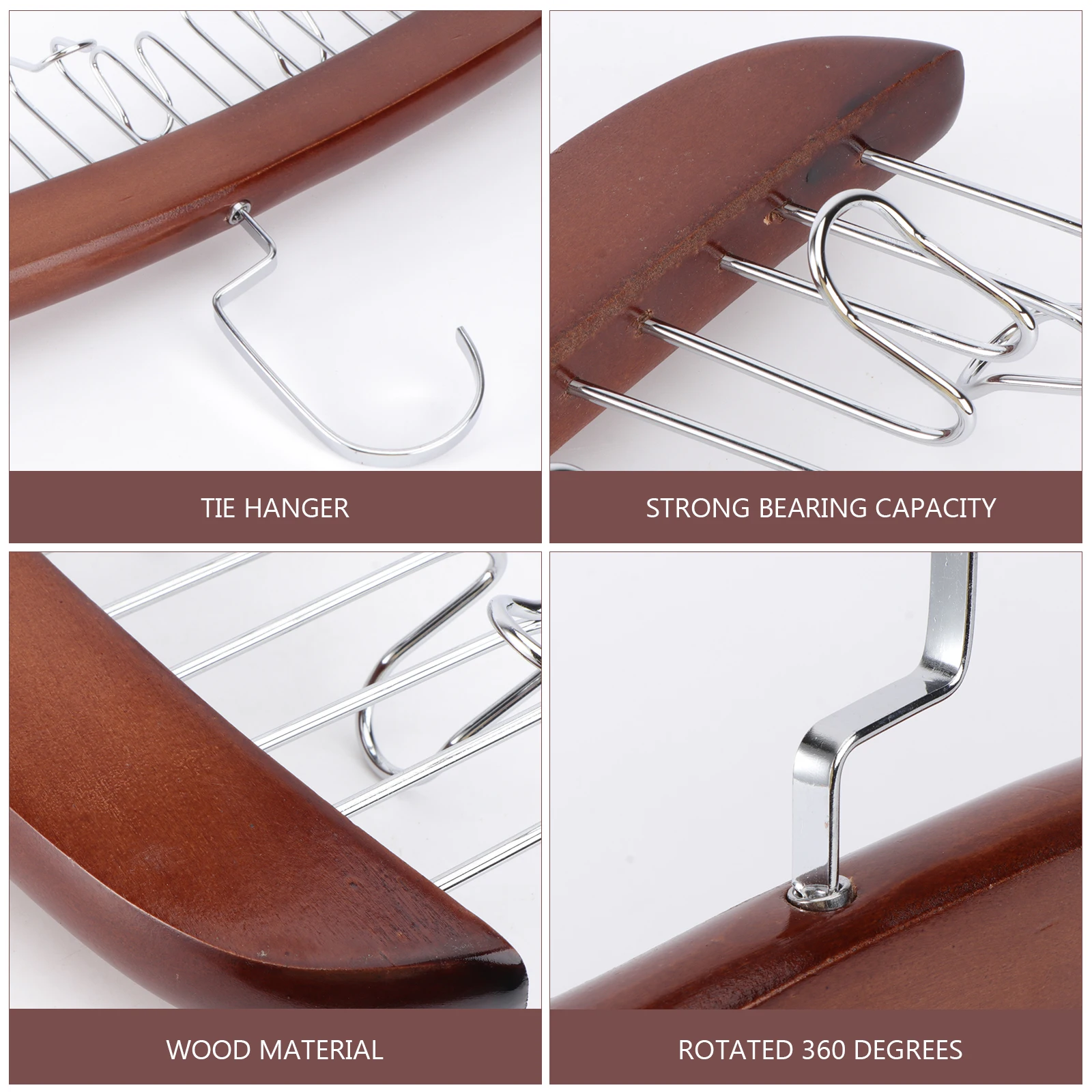 

Wooden Belt Tie Hanger ganizer Hooks for Ties Closet ganizer Scarves Accessories Rotating Rack Closet ganizer Man