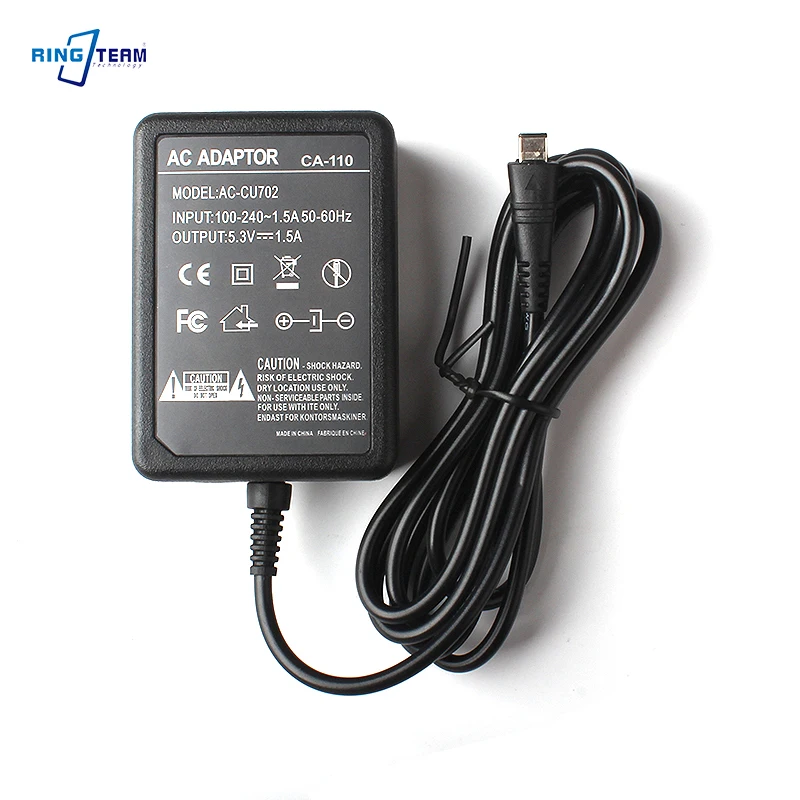 CA-110 110K AC Adapter Charger Compatible with Canon VIXIA HF R800 R42 R62 M52 MINI LEGRIA HF R56 R48 MINI X Camcorder
