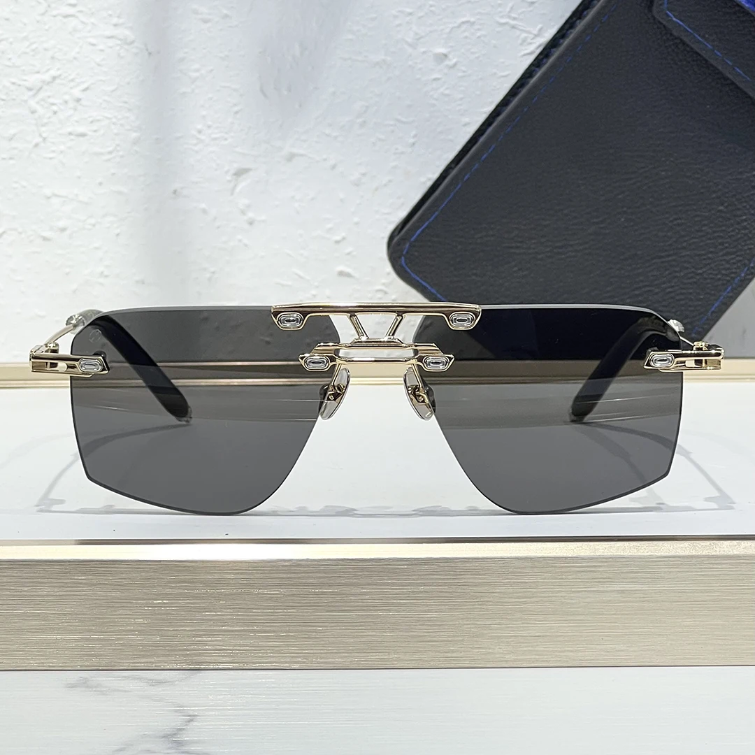 

SPEKTRE luxury alloy lightweight frameless square Japanese handmade sunglasses for men black sunglasses for women on vacation