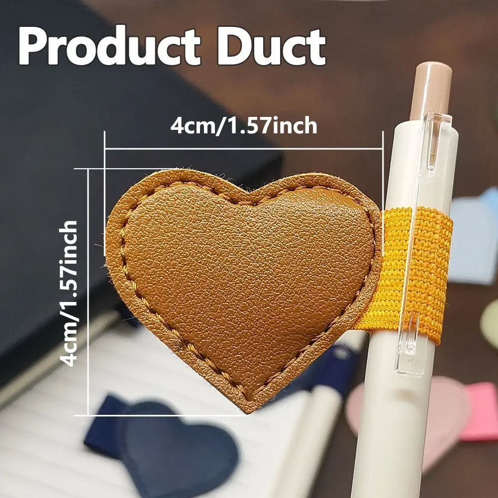 Elastic Band Pen Loop Leather Notebook Fixed Universal Pen Insert Desktop Self-adhesive Portable Strap Fixed Book Pen Cover