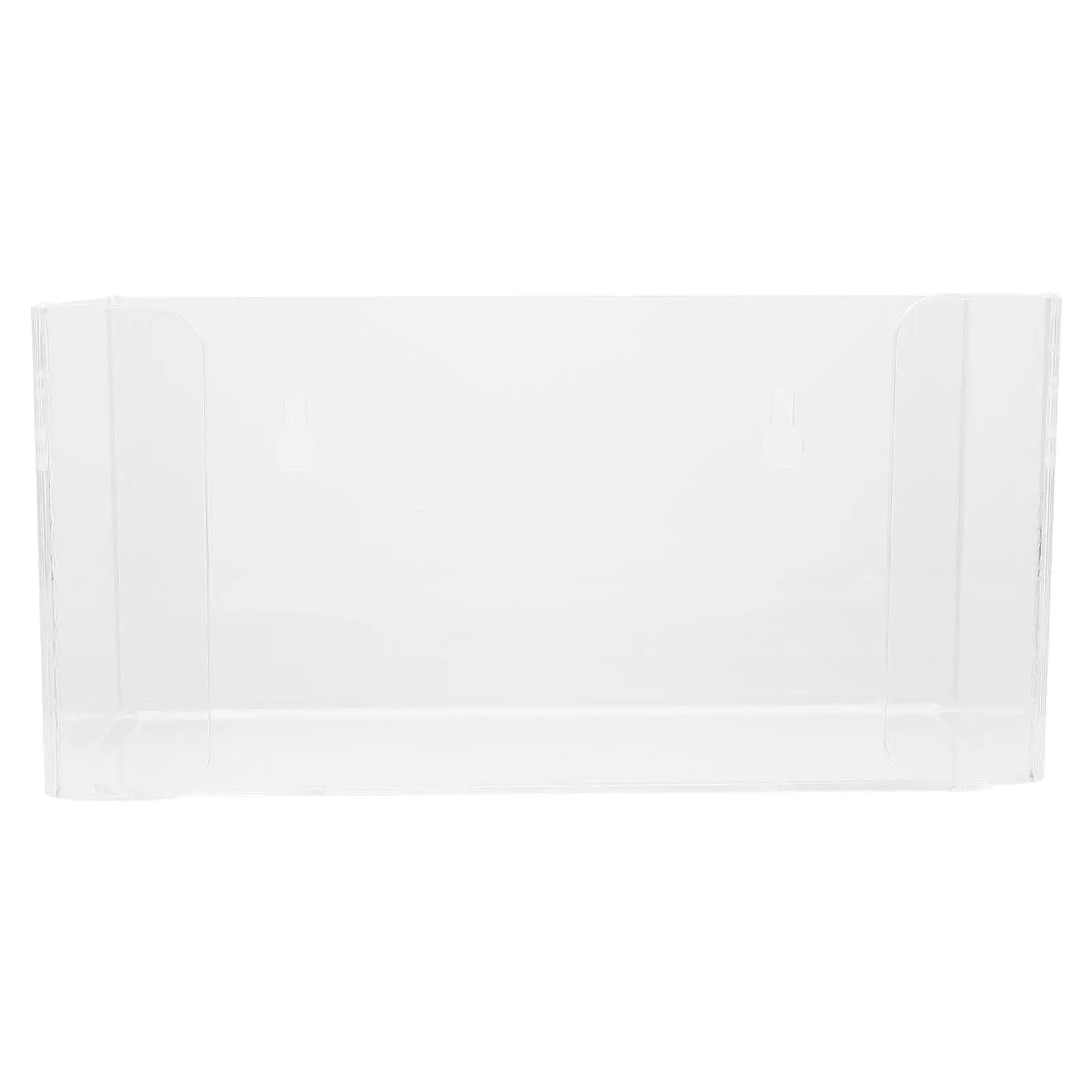 

1 шт. Прозрачный акриловый настенный органайзер для салфеток, масок, перчаток, без сверления, для дома, ванной, кухни