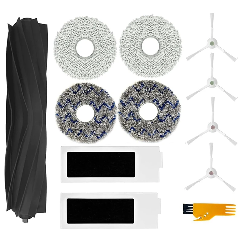 Kit parte di ricambio per Ecovacs Deebot T20 Omni/ T20 PRO/ T20 MAX spazzola laterale principale filtri Hepa Mop pad accessori