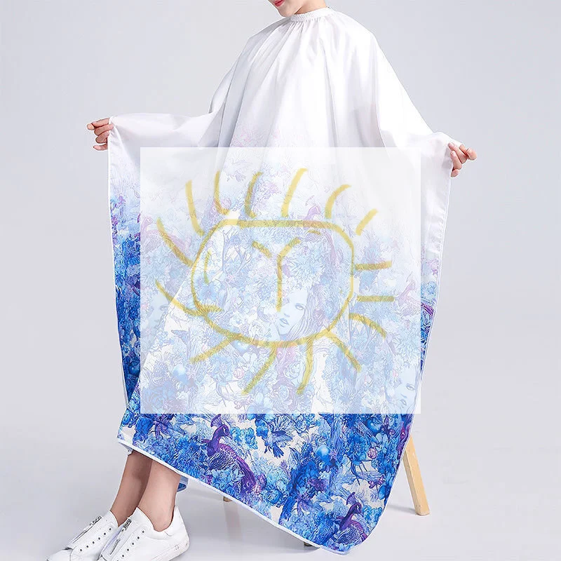 

Antistatic Hairdresser Apron Haircut Cape Hairdresser Gown Cape Hair Salon Barber Hair Cutting Dye Apron Salon Styling Cloth