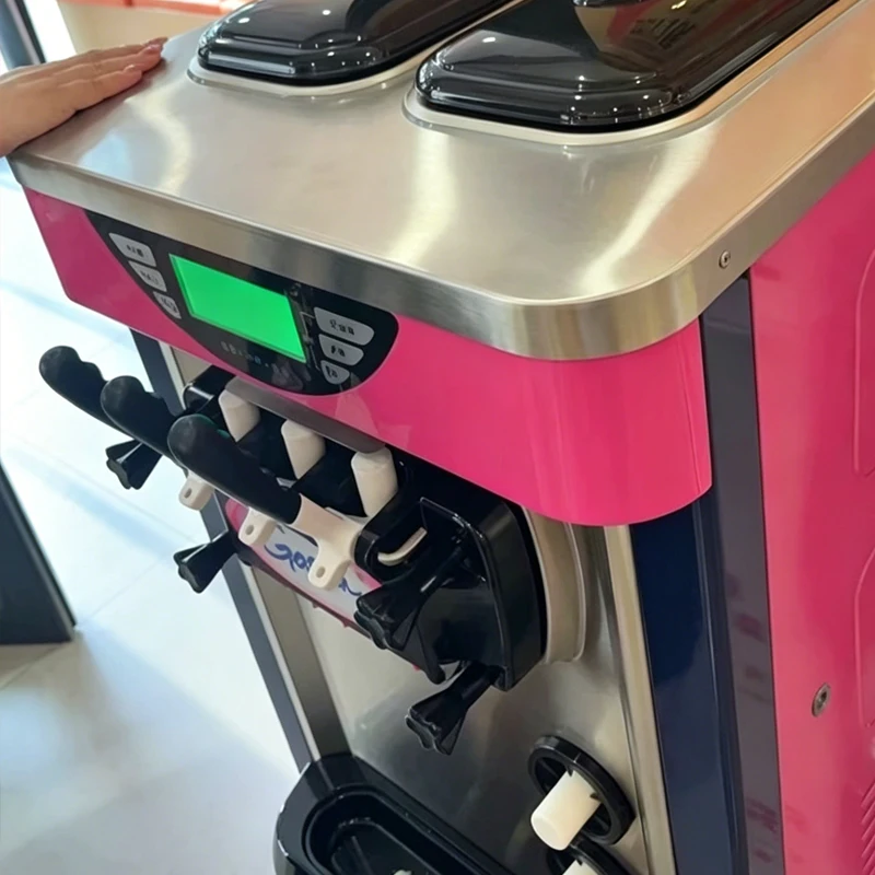 

Commercial Ice Cream Machine Stand Type for Restaurant 3 Different Flavors Hot Sale Ice Cream Maker