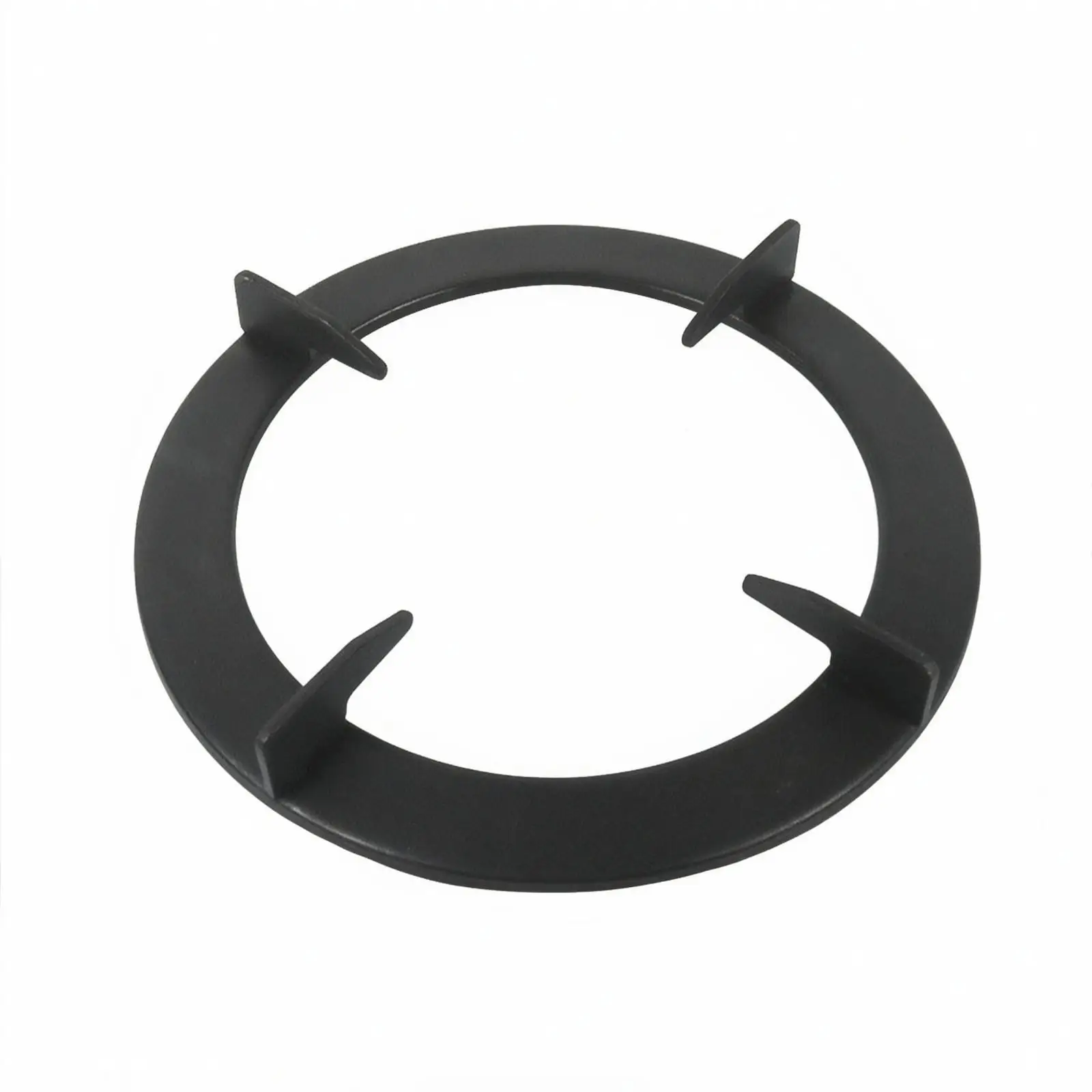 Gas Range Rack Cast Iron Universal Gas Collar Reducer Wok Support Collar Matte Black Burner Grate Non-Slip for Home Cooks